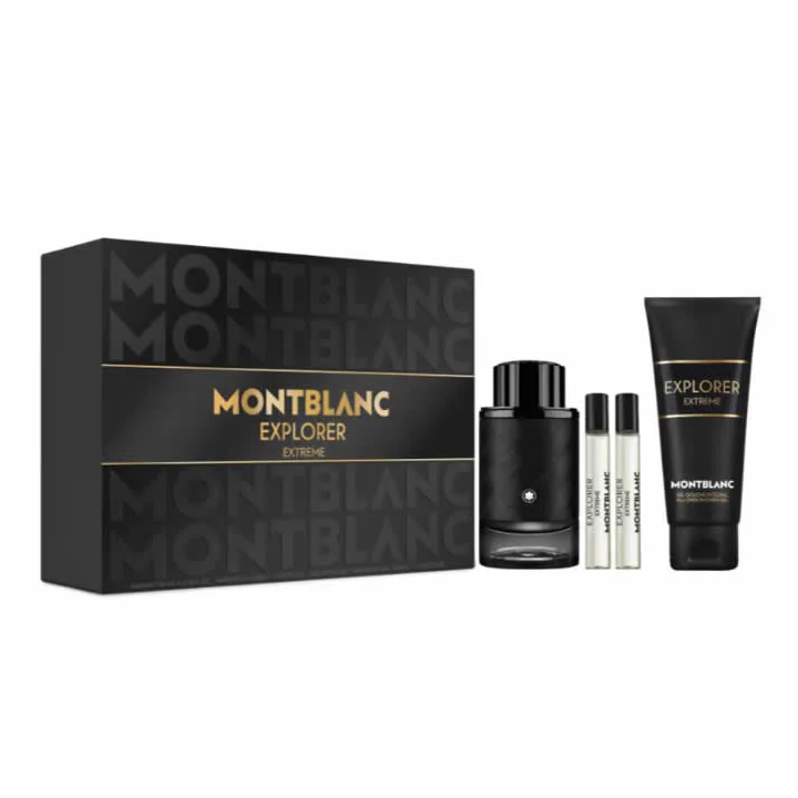 Montblanc Explorer Extreme Eau De Parfum Spray 100ml Set 4 Pieces