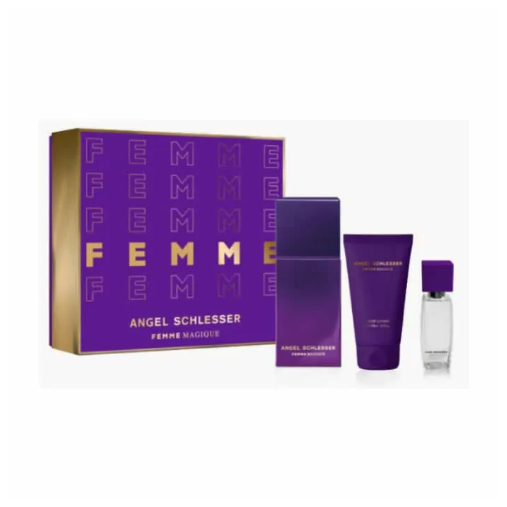 Angel Schlesser Femme Magique Eau De Toilette Spray 100ml Set 3 Pieces
