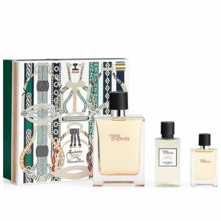 Terre D'Hermes Eau De Toilette Spray 100ml Set 3 Pieces