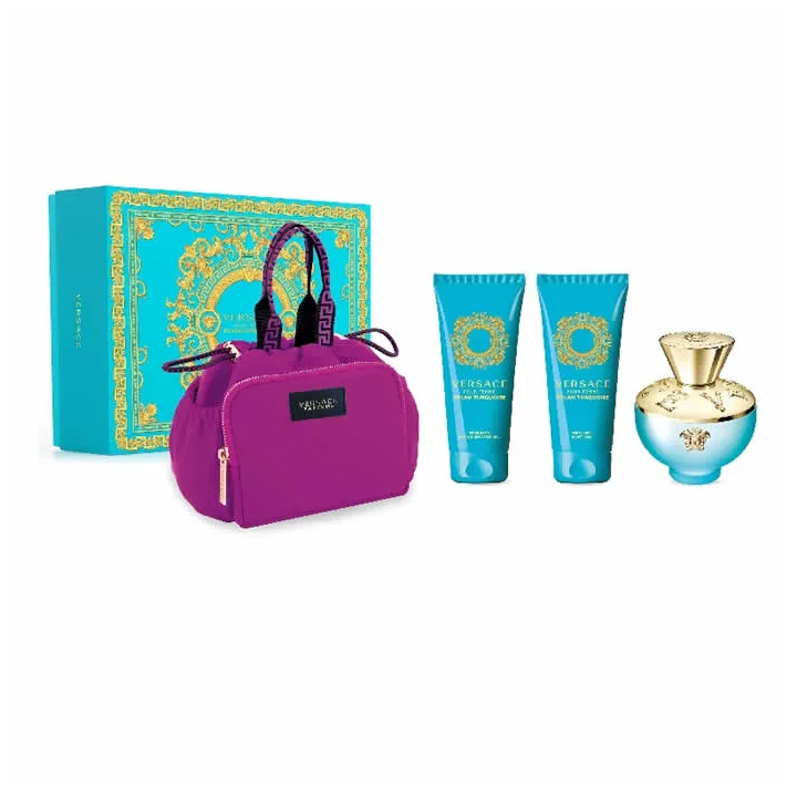 Versace Dylan Torquoise Eau De Toilette Spray 100ml Set 4 Parti
