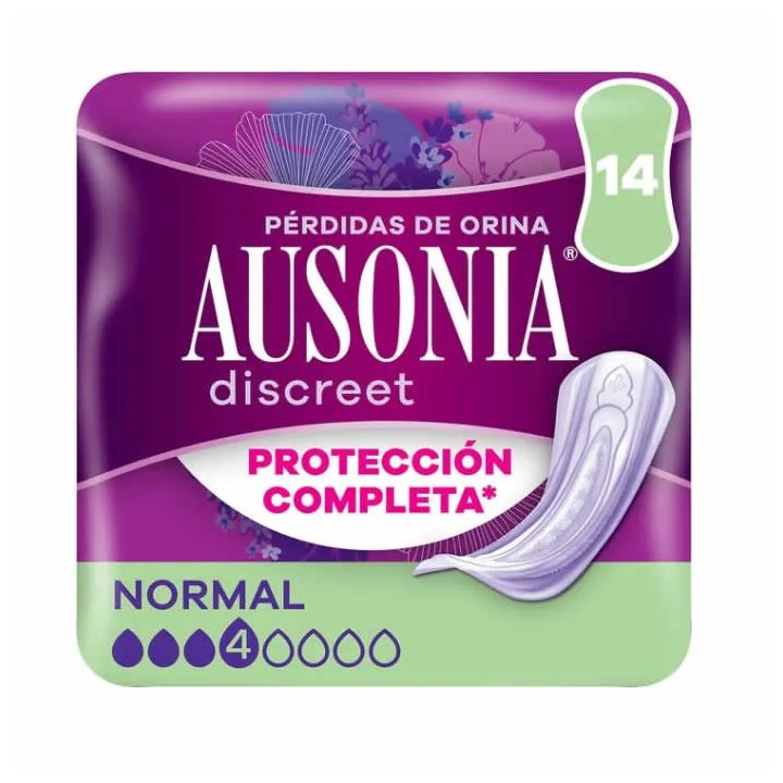 Ausonia Discreet Urinary Incontinence Normal 14 Units