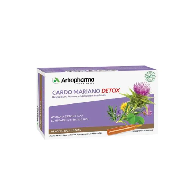 Arkopharma Cardo Mariano 20 Ampollas