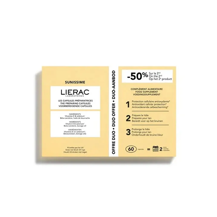 Lierac Sunissime Cápsulas Bronceado 2 x 30 Capsule