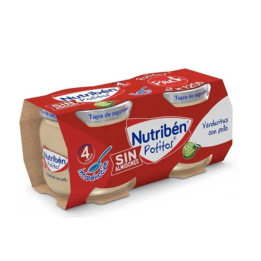 Nutribén Gläschen Gemüse mit Huhn (2 Gläser 120 g)