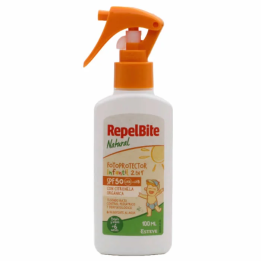 Repel Bite Kids 2-in-1 Sunscreen Spf50 100ml Organic Citronella