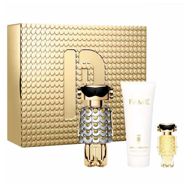 Paco Rabanne Fame Eau De Perfume Spray 80ml Set 3 Pieces