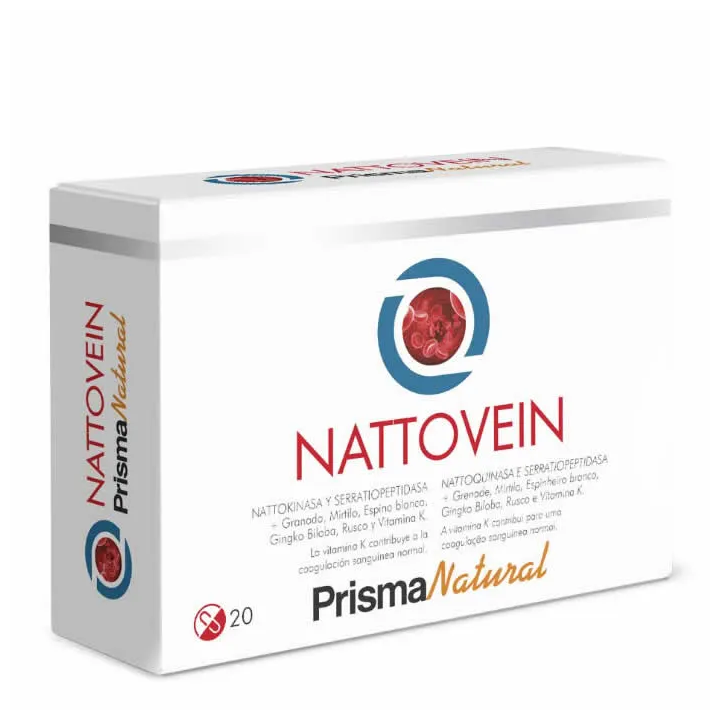 Prisma Natural Nattovein 20 Capsulas
