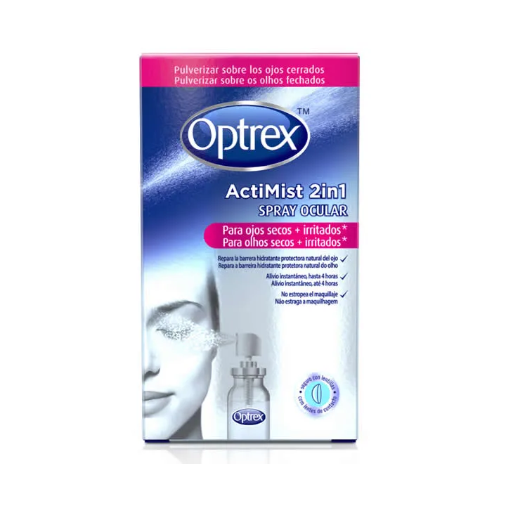 Optrex ActiMist Spray 2en1 Ojos Secos E Irritados 10ml