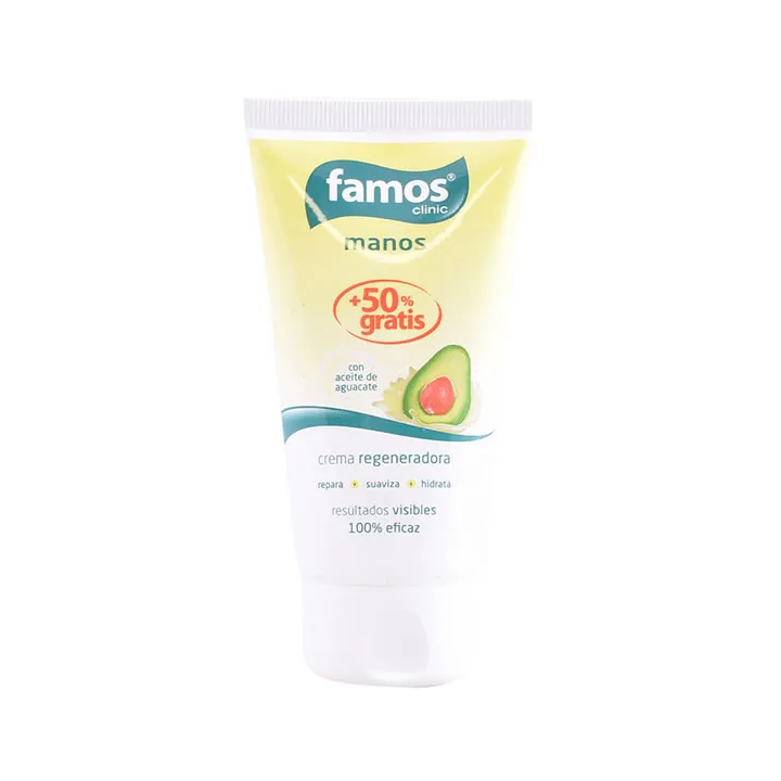 Famos Crema Manos Regeneradora Aceite De Aguacate 75ml