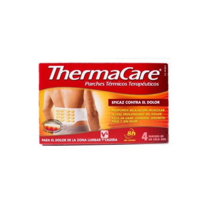 Thermacare Heatwraps Lower Back And Hip 4 Units 
