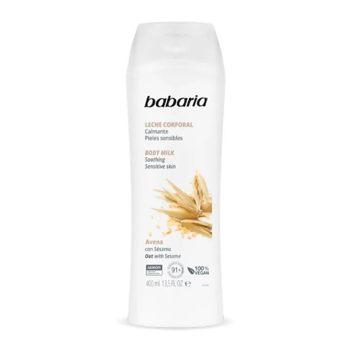 Babaria  L'avoine Et L'huile De Sésame Lait Corps Peau Normale 400ml