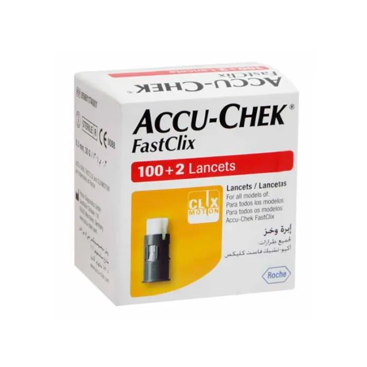 Accu-Chek Fastclix Lancetas 102U