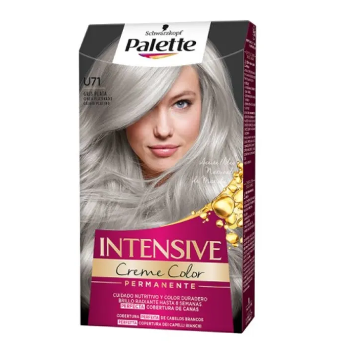 Schwarzkopf Palette Intensive Creme Color Tinte U71 Gris Plata