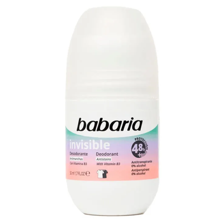 Babaria Invisible Deodorant Roll On 50ml