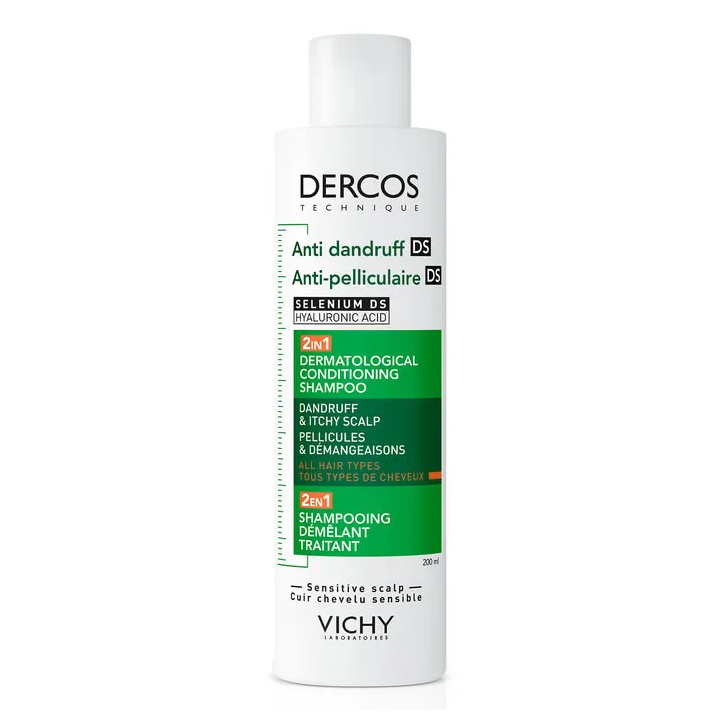 Vichy Dercos Antipelliculaire 2 en 1 Shampoing Après-Shampoing 200ml