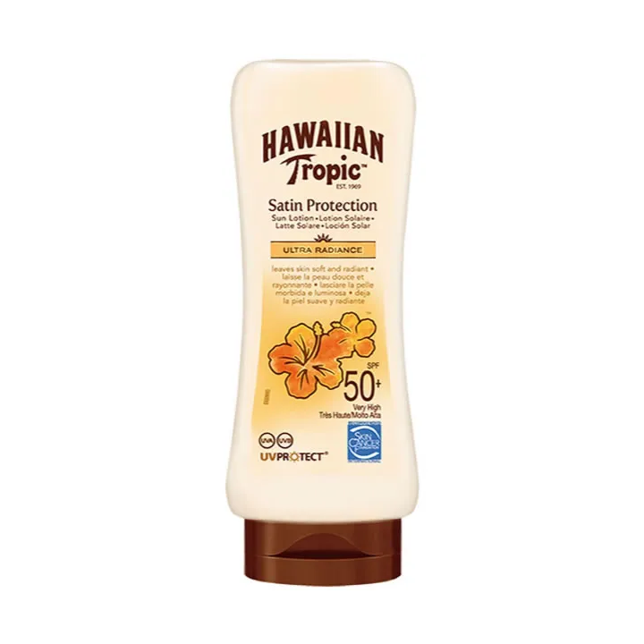 Hawaiian Tropic Satin Protection Ultra Radiance Sun Lotion Spf50 180ml