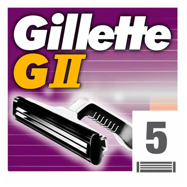 Gillette GII Nachfüllung 5 Einheiten 