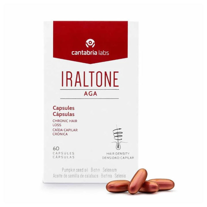 Iraltone Aga Concentré Nutritionnel Anti Chute 60 Gélules