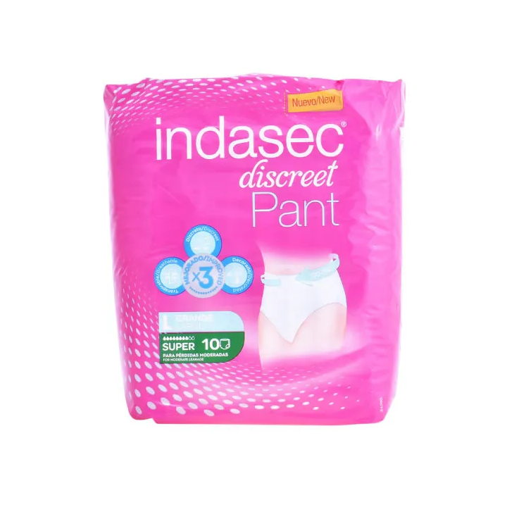 Indasec Pant Super Large Size 10 Unités