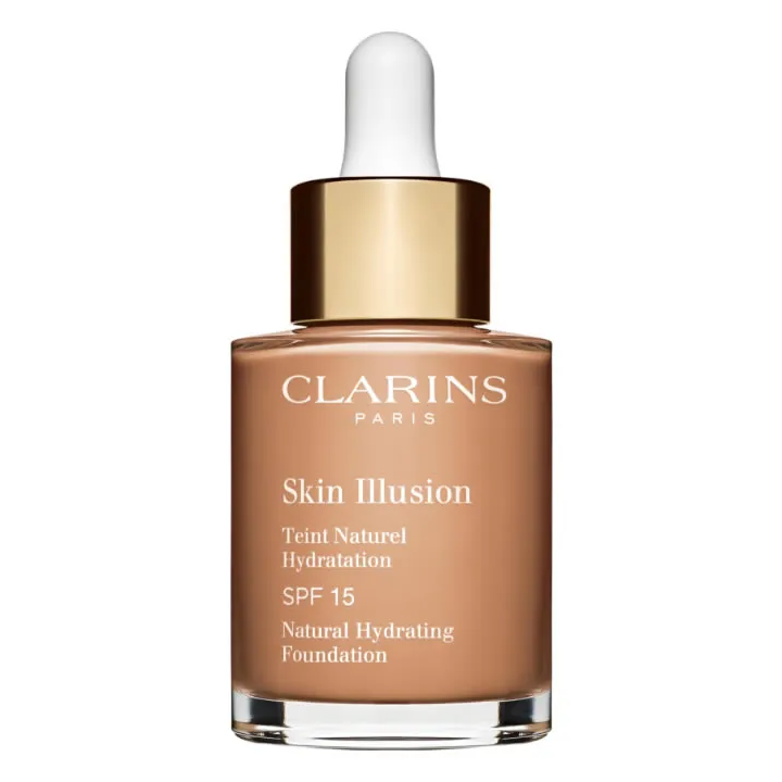 Clarins Skin Illusion Natural Hydrating Foundation Spf15 112 Amber 30ml