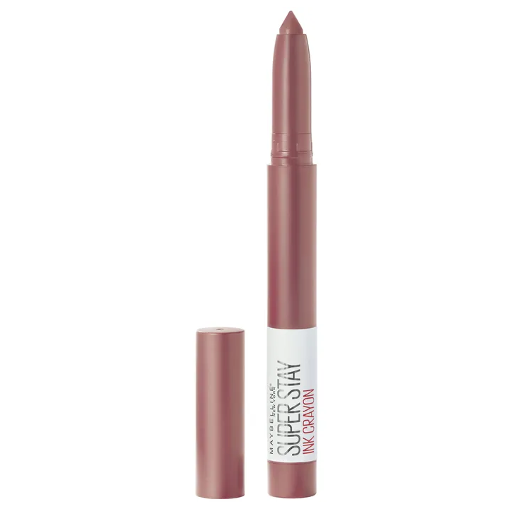 Maybelline Pintalabios Mate Larga Duración - Superstay Ink Crayon Tono 15 Lead The Way Color Nude