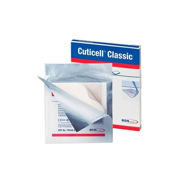 Leukoplast Cuticel Classic Gasa Parafinada 10x10 Cm 5 Unidades Bsn Medical