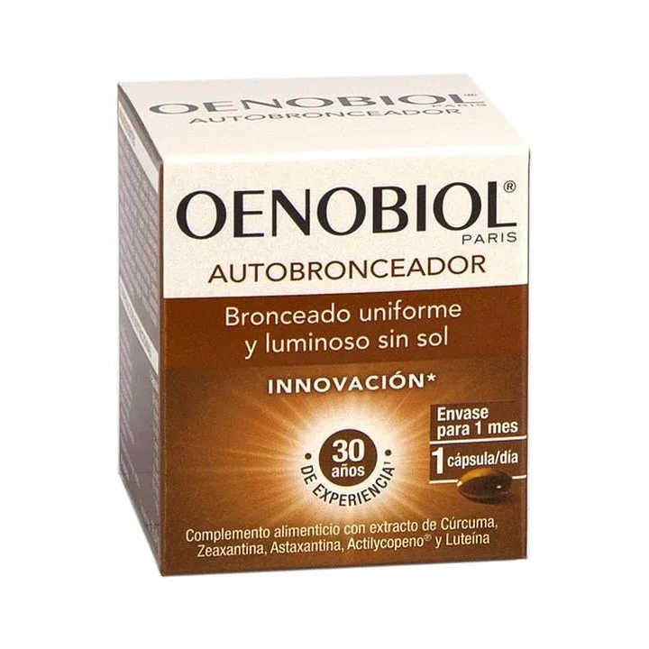 30 Cápsulas Autobronceadoras Oenobiol