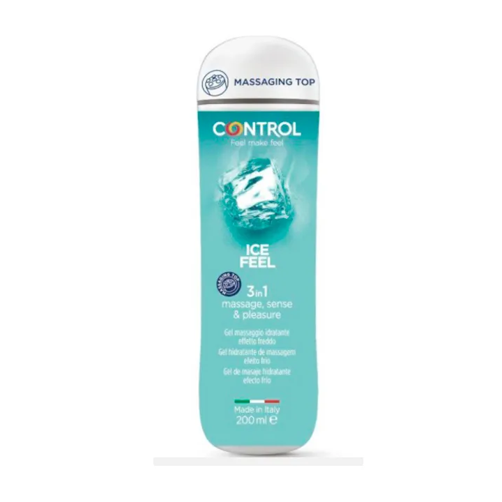 Control Gel Masaje Hidratante Ice Feel 200 ml