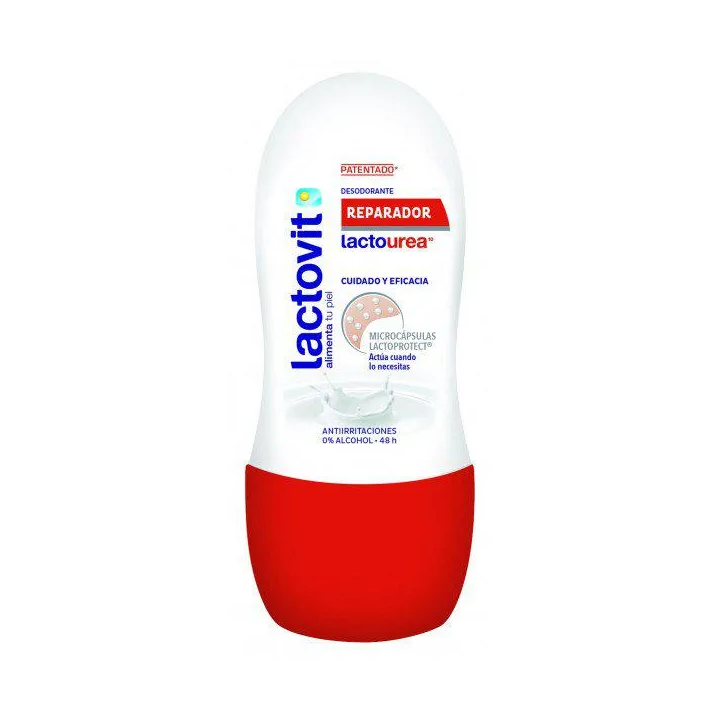 Lactovit Lactourea Desodorante Roll On Reparador 50ml