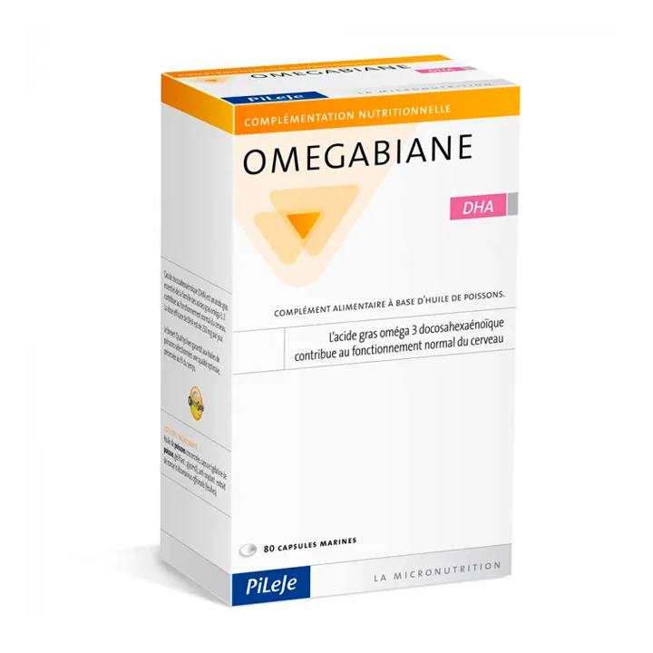 Pileje Omegabiane Dha 80 Cápsulas
