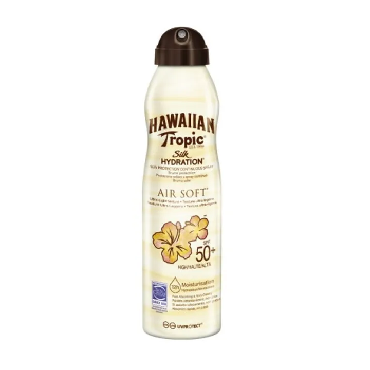 Hawaiian Tropic Silk Hydration Air Soft Sunscreen Mist Spf50+ 220ml