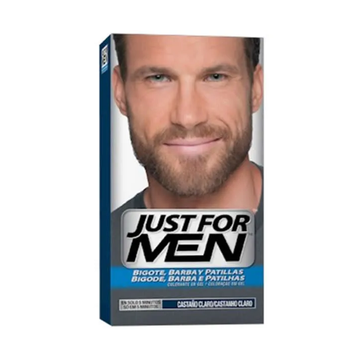 Just For Men Colorante Gel Bigote Barba Y Patillas Castaño Claro 28.4g