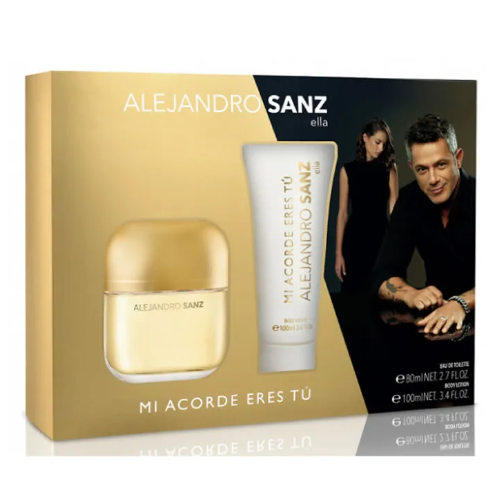 Alejandro Sanz Mi Acorde Eres Tu Eau De Toilette Spray 100ml Set 2 Pieces
