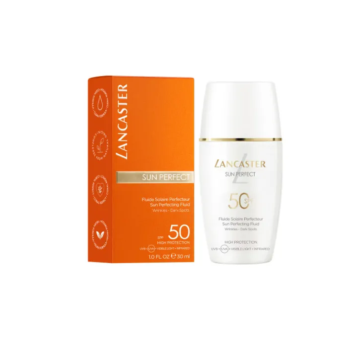 Lancaster Sun Perfect Sun Perfecting Fluid Wrinkles Dark Spots Spf50 30ml