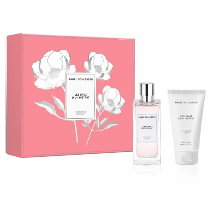 Angel Schlesser Immense Peony Eau De Toilette Spray 100ml Set 2 Pieces