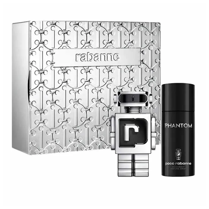 Paco Rabanne Phantom Eau De Toilette Spray 100ml Set 2 Piezas