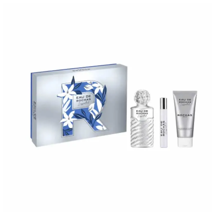 Rochas Eau de Rochas L'Essentiel Eau de Parfum Spray 100ml Set 3 Piezas