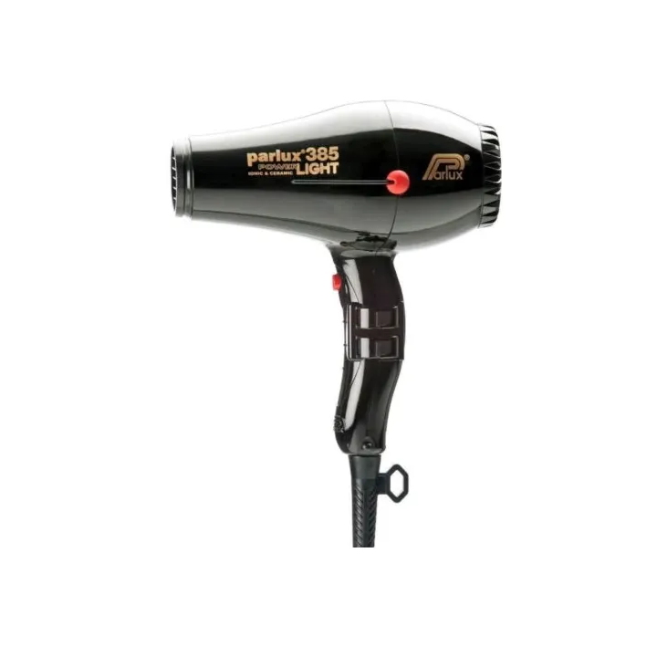 Parlux Asciugacapelli 385 Powerlight Ionic Ceramic Black 