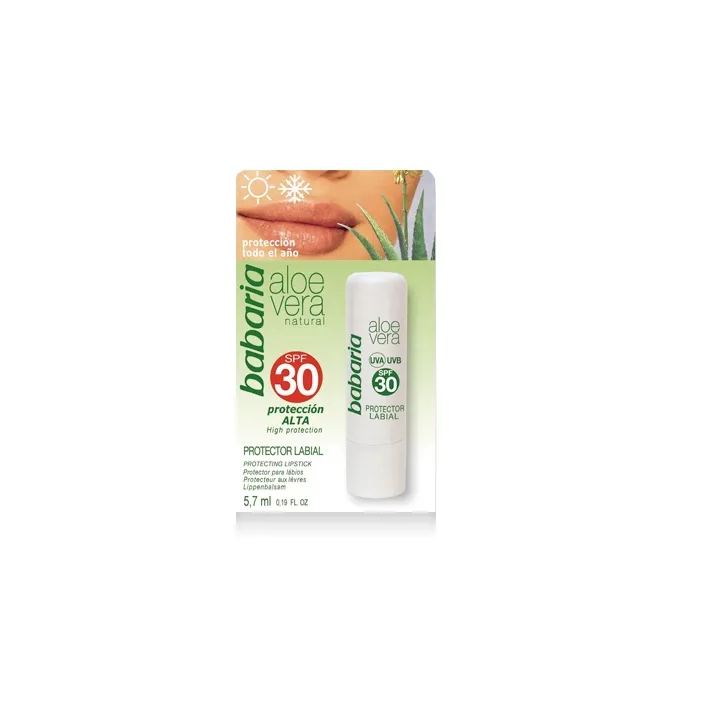 Babaria Protector Labial Aloe Vera Spf30 5.7g