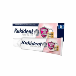 Kukident Pro Plus Crema Adhesiva Fijación Todo El Día Sin Sabor 40g
