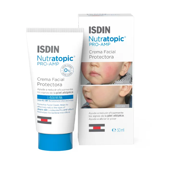  Isdin Nutratopic Pro Amp Crema Viso Pelle Atopica 50ml