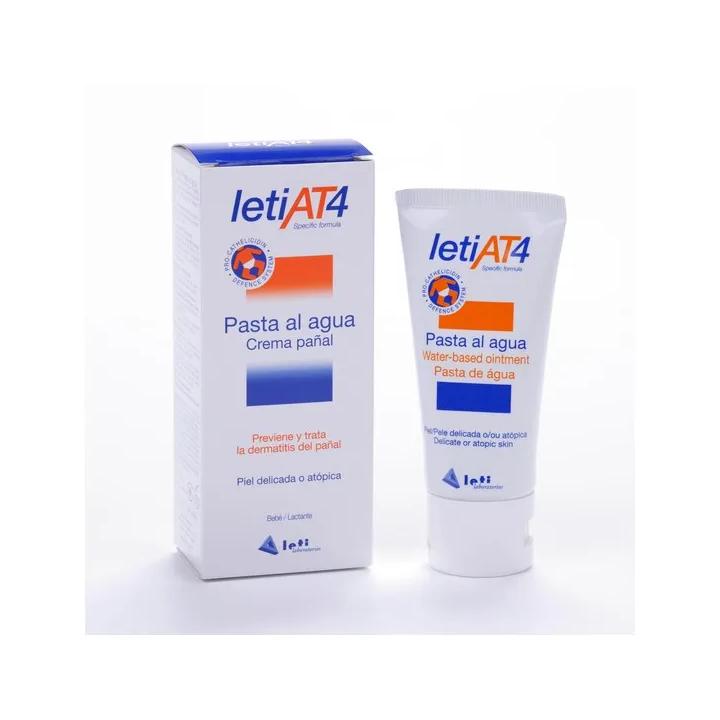 Letiat4 Pasta Al Agua Crema Pañal Piel Atópica 75g