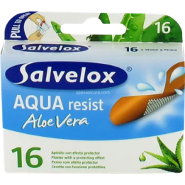 Salvelox Aqua Resist Kleberverband Aloe Vera 16uds