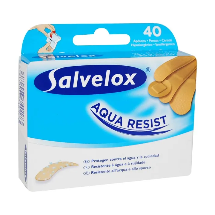 Salvelox Aqua Resist Large Size Dressings 40 Uts