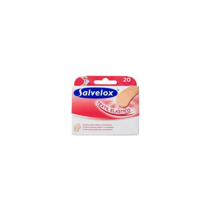 Salvelox Tissu Bandage Adhésif 20 Pcs
