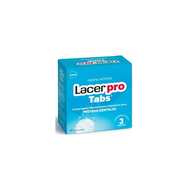 Lacer Protabs Dental Prosthesis Cleaning Tablets 32uts