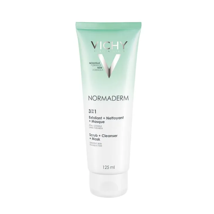 Vichy 3 In 1 Esfoliante Crema Detergente Maschera 125ml 