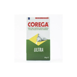 Corega Ultra Polvo Fijador Prótesis Dentales 50g