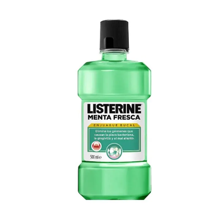 Listerine Fresh Mint Mouthwash 500ml