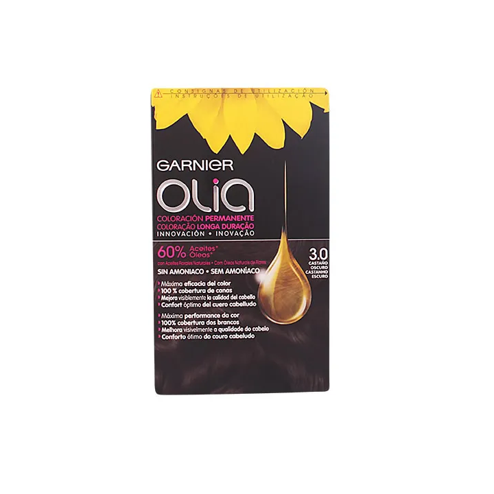 Garnier Olia Permanent Coloring 3,0 Marron Foncé